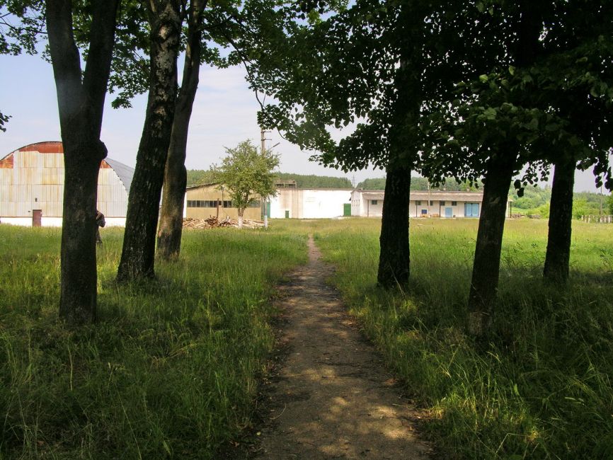 Area of the former flax factory in Shklov where a ghetto was set up. Photographer: 	Alexander Litin, 2008.
