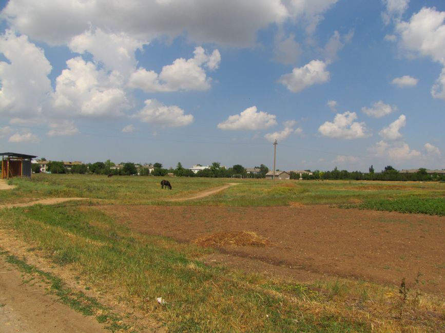 Present day view of Kalinino (former Kalinindorf) village. Photographer: 	Mikhail Tyaglyy, 2011.