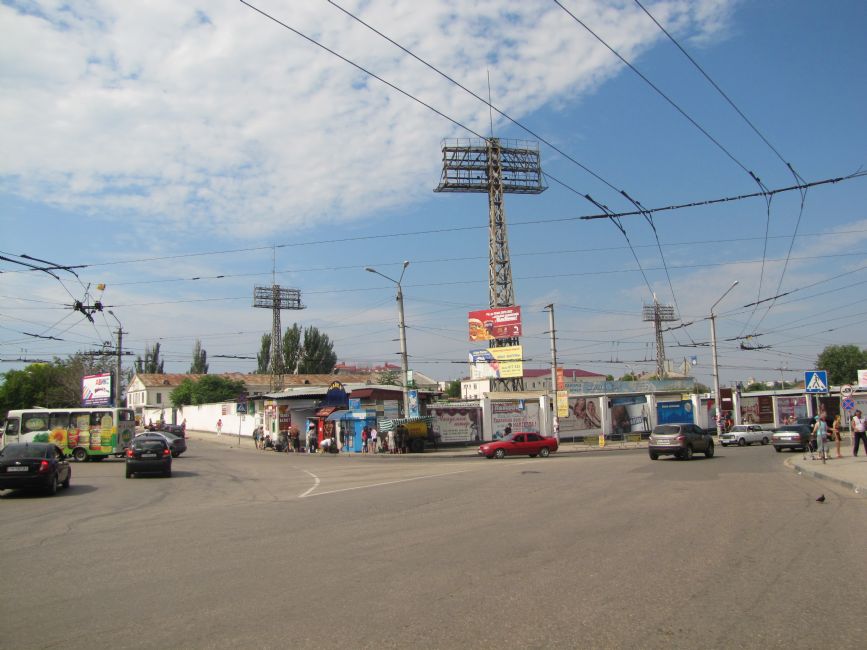Former Dinamo stadium area in Sevastopol that served as the registration and collection point of the Jewish population before their murder. Photographer: 	Mikhail Tyaglyy, 2011.