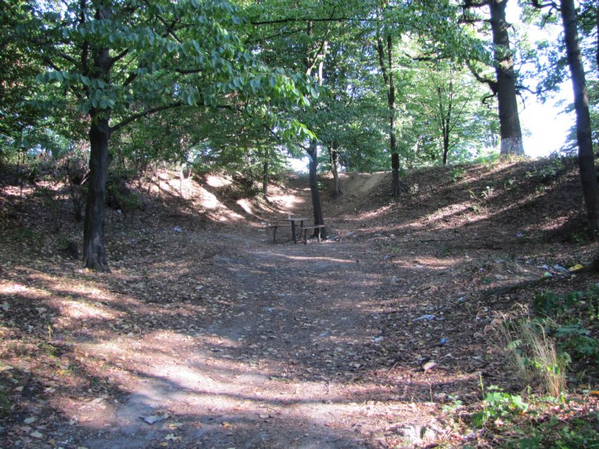 The Kutuzovskiy Park murder site. A present-day view. Photographer: 	Mikhail Tyaglyy, 2015.