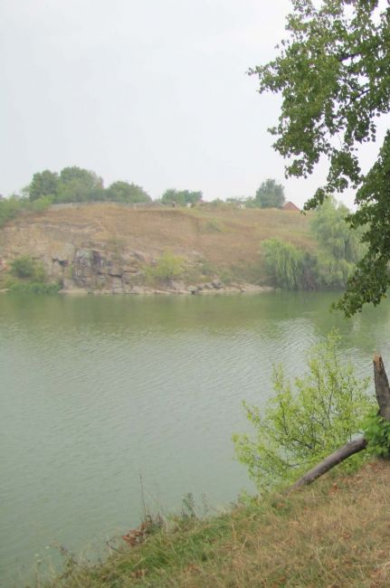 Area near Novy Chudnov, probable site of the ghetto. Photographer: 	Mikhail Tyaglyy, 2015.